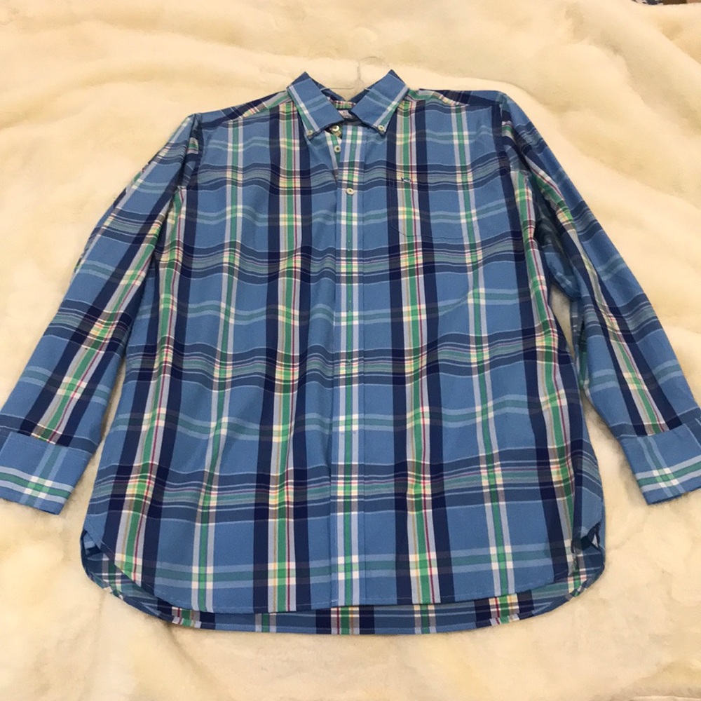 Southern Tide Plaid Button Down Size Medium